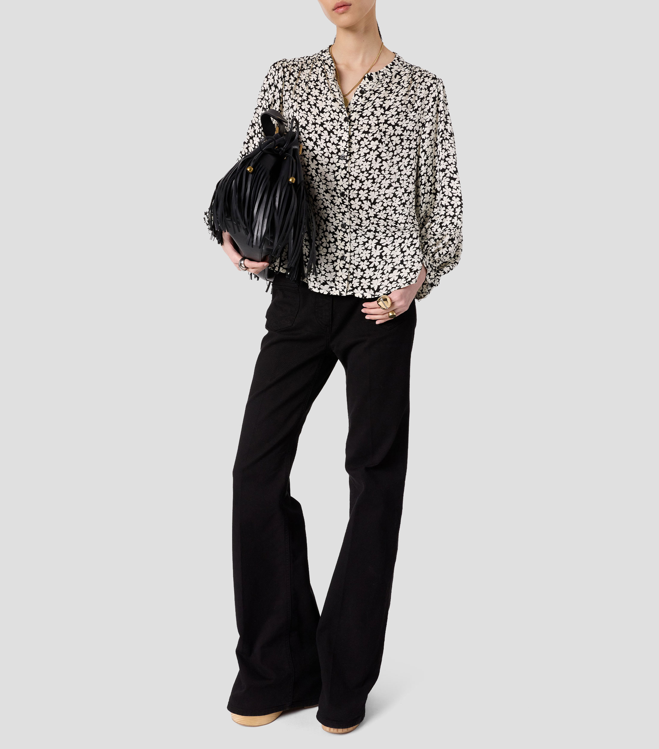 Blusa fantasía manga larga Mujer